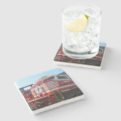 Norfolk Southern Railway 911 diesellocomotief Stenen Onderzetter (Zijkant)