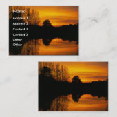 Norfolk Sunset | Visitekaartje (Voorkant / Achterkant)