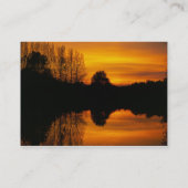 Norfolk Sunset | Visitekaartje (Achterkant)