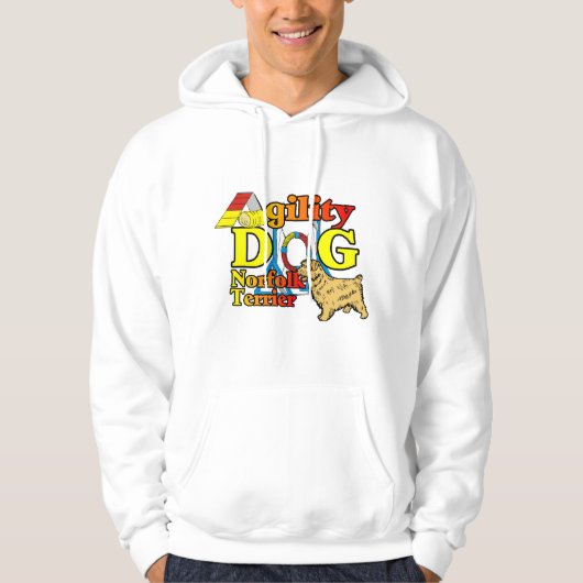 Norfolk_Terrier_Agility Hoodie (Voorkant)
