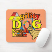 Norfolk_Terrier_Agility Muismat (Met muis)