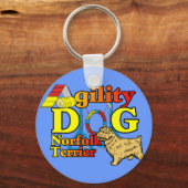 Norfolk_Terrier_Agility Sleutelhanger (Voorkant)