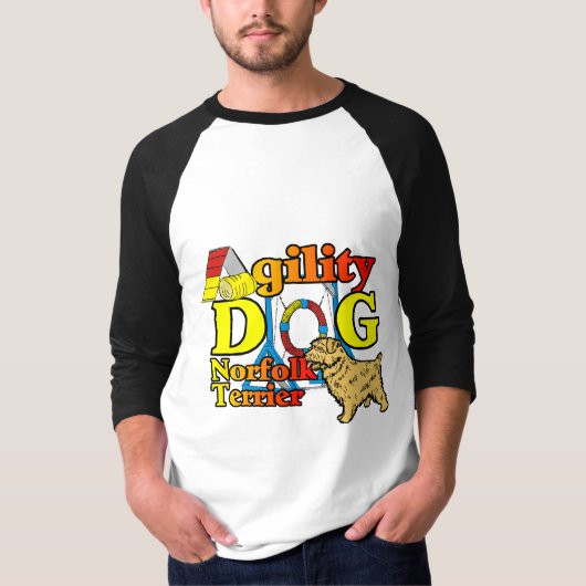 Norfolk_Terrier_Agility T-shirt (Voorkant)