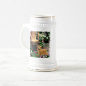 Norfolk Terrier Art Gifts Bierpul (Voorkant links)