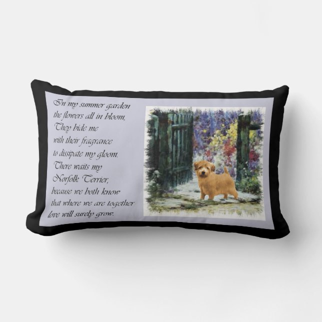 Norfolk Terrier Art Gifts Kussen (Voorkant)