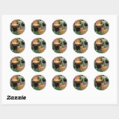 Norfolk Terrier Art Gifts Ronde Sticker (Vel)