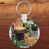 Norfolk Terrier Art Gifts Sleutelhanger (Voorkant)