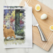 Norfolk Terrier Art Gifts Theedoek (Quarter Fold)