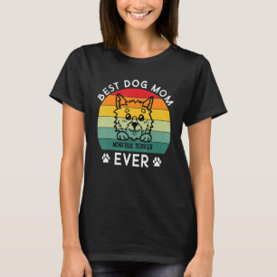 Norfolk Terrier Best Dog Ma Ever Retro Do T-shirt