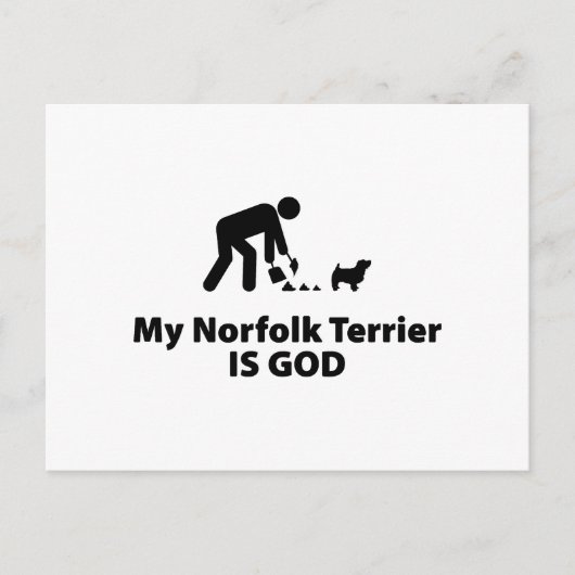 Norfolk Terrier Briefkaart (Voorkant)