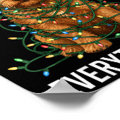 Norfolk Terrier Christmas I'm Fine Everything Is F Poster (Hoek)