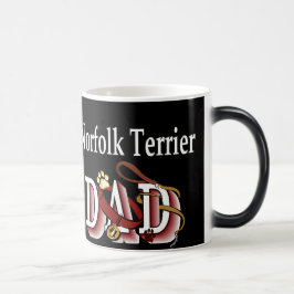 Norfolk Terrier Dad Gifts Magische Mok