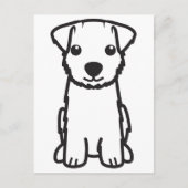 Norfolk Terrier Dog Cartoon Briefkaart (Voorkant)