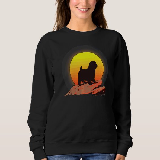 Norfolk Terrier Dog Sunrise Trui (Voorkant)