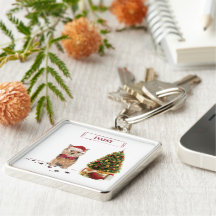 Norfolk Terrier Funny Kersthond met boom