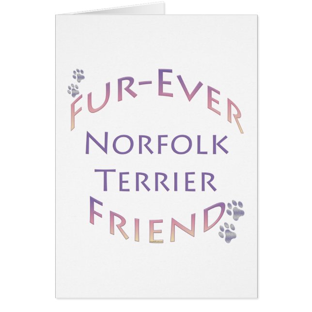 Norfolk Terrier Furever (Voorkant)