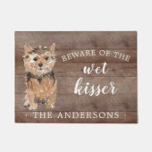 Norfolk Terrier Hond Gepersonaliseerde Deurmat (Voorkant)