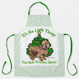 Norfolk Terrier-kerstcadeaus Schort