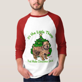 Norfolk Terrier-kerstcadeaus T-shirt