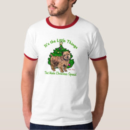 Norfolk Terrier-kerstcadeaus T-shirt