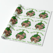 Norfolk Terrier Kerstmis Cadeaupapier (Uitgerold)
