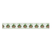 Norfolk Terrier Kerstmis Grosgrain Lint (Voorkant)