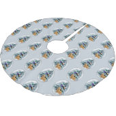 Norfolk Terrier Kerstmis Kerstboom Rok (Gekanteld)