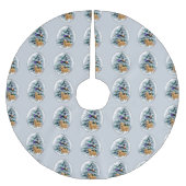 Norfolk Terrier Kerstmis Kerstboom Rok (Voorkant)