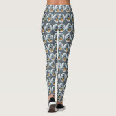 Norfolk Terrier Kerstmis Leggings (Achterkant)