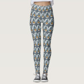 Norfolk Terrier Kerstmis Leggings (Voorkant)
