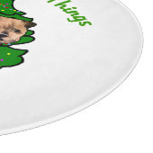 Norfolk Terrier Kerstmis Snijplank (Hoek)