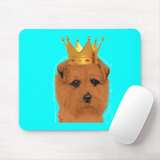 Norfolk Terrier King Mousepad Muismat (Met muis)