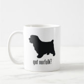 Norfolk Terrier Koffiemok (Links)