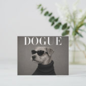 Norfolk Terrier Luxe Mode Honden Briefkaart (Staand voorkant)