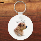 Norfolk Terrier Ma 2 Sleutelhanger (Achterkant)