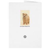 Norfolk Terrier Painting - Original Dog Art (Achterkant)