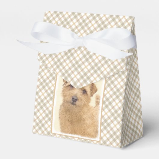 Norfolk Terrier Painting - Original Dog Art Bedankdoosjes (Voorkant Zijde)