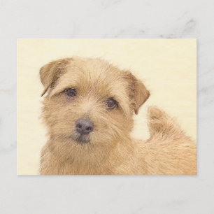 Norfolk Terrier Painting - Original Dog Art Briefkaart