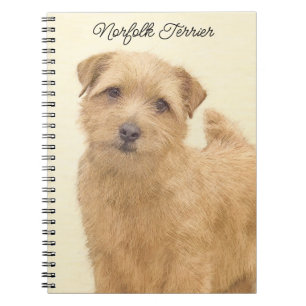Norfolk Terrier Painting - Original Dog Art Notitieboek
