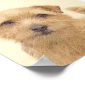 Norfolk Terrier Painting - Original Dog Art Poster (Hoek)