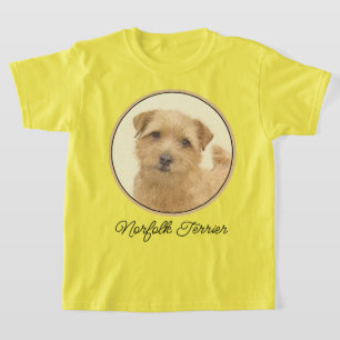 Norfolk Terrier Painting - Original Dog Art T-shirt
