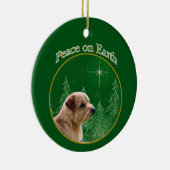 Norfolk Terrier Peace Keramisch Ornament (Rechts)