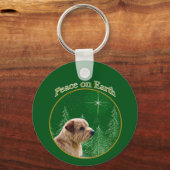 Norfolk Terrier Peace Sleutelhanger (Achterkant)