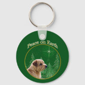 Norfolk Terrier Peace Sleutelhanger (Achterkant)