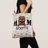 Norfolk Terrier Peeking Personalized Tote Bag (Dichtbij)