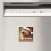 Norfolk Terrier Santa Magnet (Insitu (Vaatwasser))