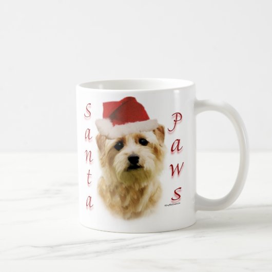 Norfolk Terrier Santa Paws Koffiemok (Rechts)