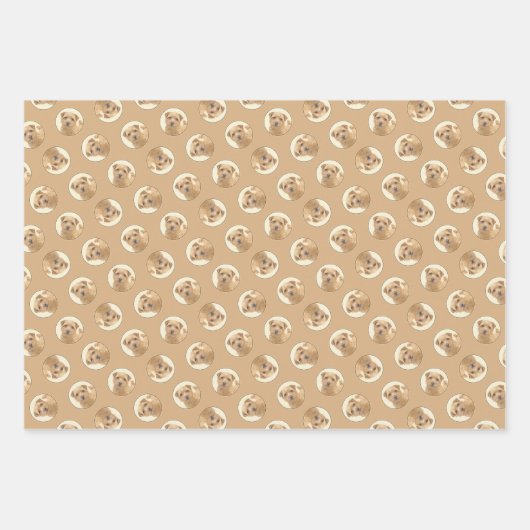 Norfolk Terrier Schilderen Schattigee Originele Pe Inpakpapier Vel (Voorkant 3)