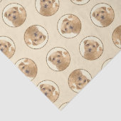 Norfolk Terrier Schilderen Schattigee Originele Pe Tissuepapier (Detail)