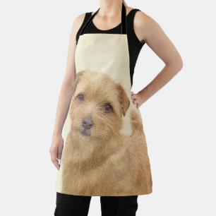 Norfolk Terrier Schilderij - Originele Honden Kuns Schort